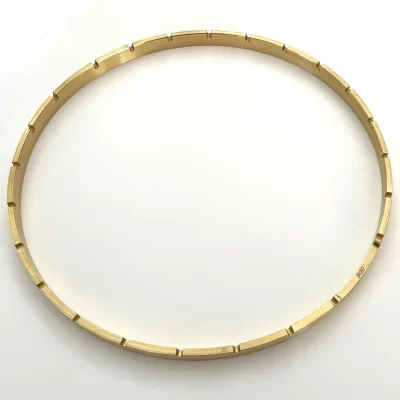 11 inch notched brass banjo tension hoop